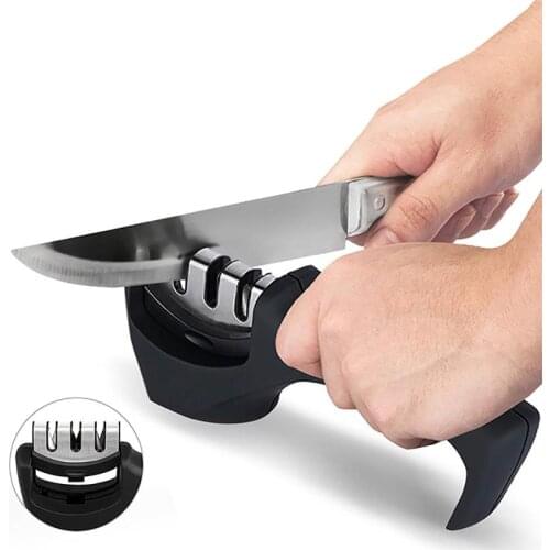Professional Knife Sharpener Diamond Tungsten Steel Carbide Ceramic Knife Sharpening Kitchen Tools Accessorise