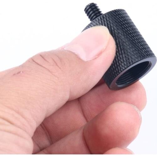 Thread Adapter Stand 5/8”-27 Female 1/4”-20 Male Screw Microphone Top Mic Stand