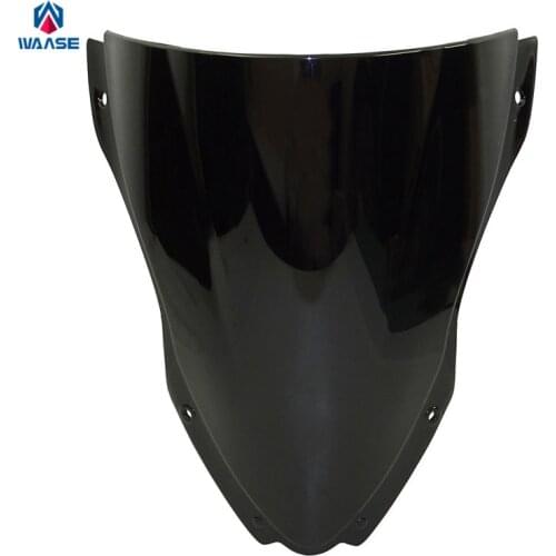 Waase For Kawasaki Ninja ZX10R ZX-10R 2016 2017 2018 2019 2020 Double Bubble Windscreen Windshield Shield Screen