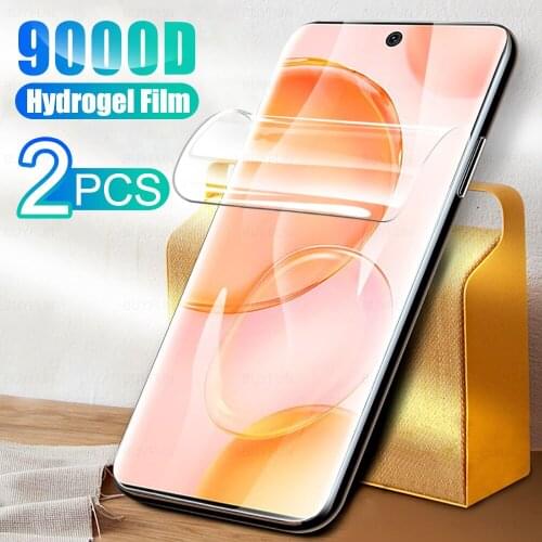2Pcs Front Hydrogel Film Not Glass For Huawei Honor 50 Pro 50pro Se 50Se Transparent Protector Protective Screen Full Cover Film