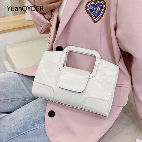 2021 New Stone Grain Designer Womens Handbag High Quality PU Leather Women Shoulder Bags Fashion Design Ladies Bag Bolso Mujer