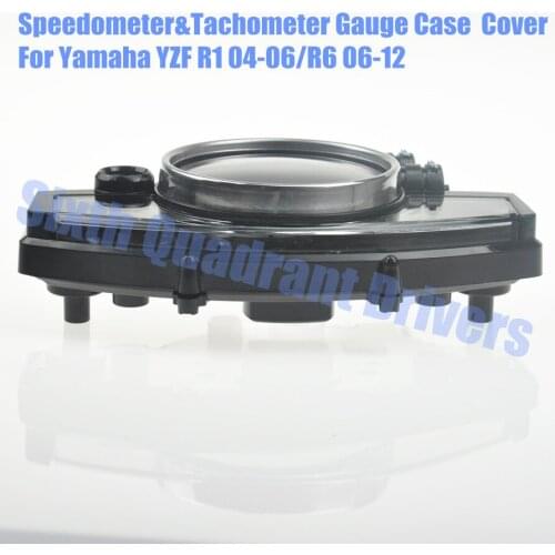 Free Shipping Motorcycle Replacement Speedometer Tachometer Gauge Case Cover For Yamaha YZF R1 04-06/R6 06-12 Custom