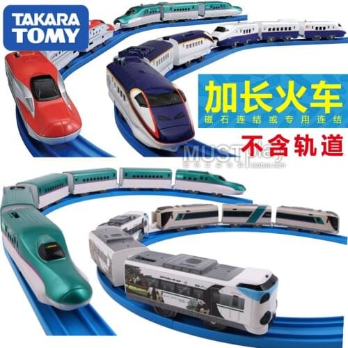 TAKARA TOMY PlARAIL Model Toy Cars TOMICA Shinkansen E2E3E5E6 Series Electric Train Magnet Link Toy Hot Kids Car Toys For Boys