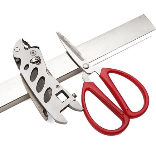 Magnetic knife Holder 40cm Kitchen Knife Stand Bar Strip Wall Magnet Block Aluminum For Knives Storage Cooking Accessories