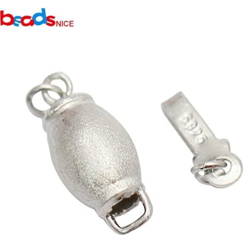 Beadsnice ID39265smt2 Sterling Silver Ball Chain Connector Clasp Metal Connector For Bracelet Making