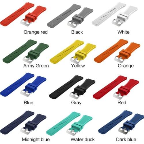 Soft Soft Silicone Replacement Watch Band Wrist Strap Sport Watch Bracelet Belt For Samsung Galaxy Watch 46MM/Samsung Gear Gear2