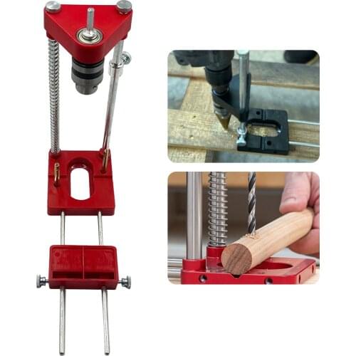 Drill Guide Woodworking Locator Kit Adjustable Portable woodworking drilling locator precision locator