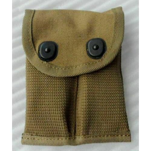 WWII US ARMY U.S. 1911 PISTOL DOUBLE MAGAZINE AMMO POUCH CLASSICAL REPRO OUTDOOR MILITARY WW2