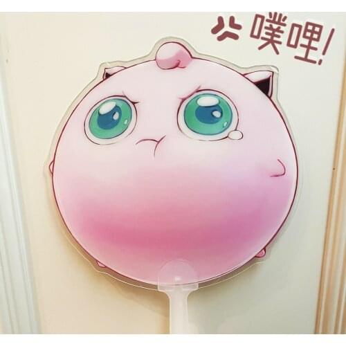 Pokemon The Angry Jigglypuf Cute PVC Fan Action Figure Birthday Gifts Animation Toys