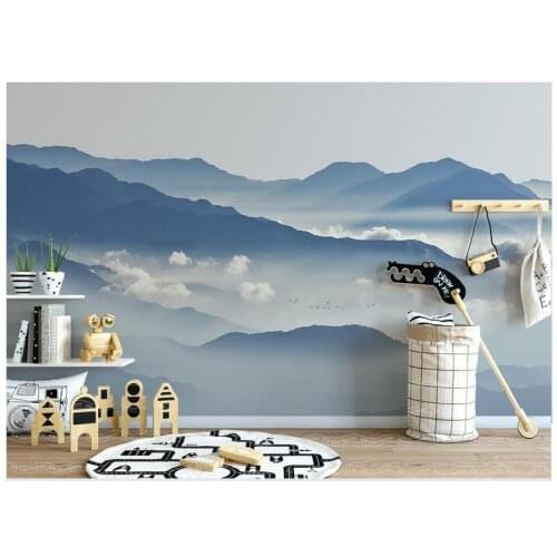 Custom photo wallpapers 3d murals wallpaper Chinese Artistic Landscape wallpaper Wall Paintings background wall murals