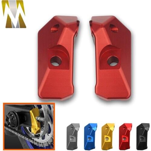 Rear Axle Spindle Chain Adjuster For Yamaha YZF R3 R25 2013 2014 2015 2016 2017 2018 MT03 25 CNC Aluminum Motorcycle Accessories