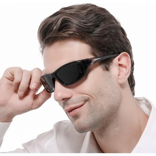 VIVIBEE Mirror Red 100% Polarized Sports Sunglasses Men Goggles Night Vision Climbing Women Outdoor Elasticity Driving Glasses