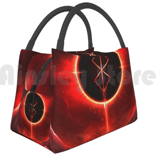 Cooler Lunch Bag Picnic Bag Berserk Demon Mark Berserk Demon Mark Anime Sleeve Guts Gatsu Berserk Demon Mark