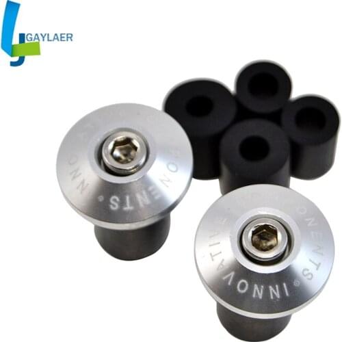 Universal Motorbike 7/8" 22mm Motorcycle Handlebar Grip End Plug For Suzuki Honda Kawasaki