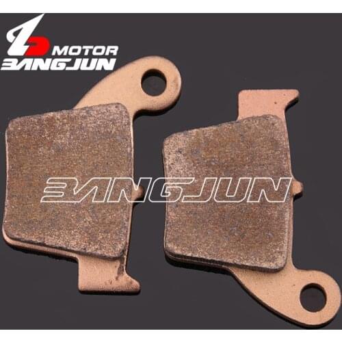 Motorcycle Rear Copper Base Metal Brake Pads For HONDA XR250SM XR400 R XR400 SM 2004