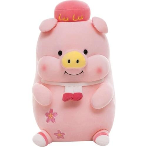 1PCS LULU PIG Doll Plush Toy Cute Pillow Large Doll Gift for Girls