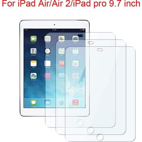 100pcs/Lot For Apple iPad Air 2 and iPad Air 1/iPad pro (9.7 inch) Screen Protector, High Clear/Matte Shield (PET)