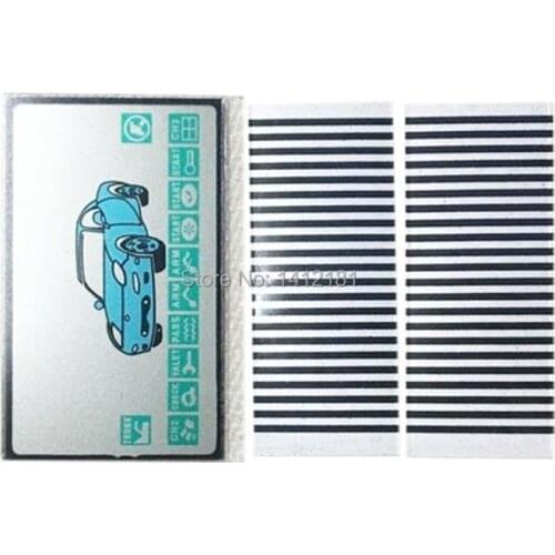 4 PCS/lot FX-5 LCD display flexible cable for Car Alarm System KGB FX-5 LCD Remote Control FX5 display with Zebra Stripes