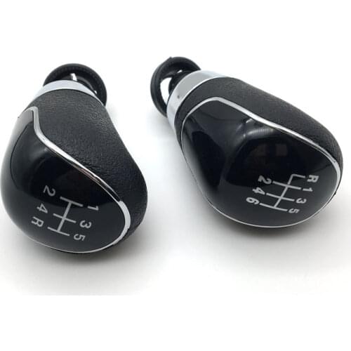 5 6 Speed Manual Lever Gear Shift Knob With Leather Boot For FORD FOCUS MK2 FL MK3 MK4