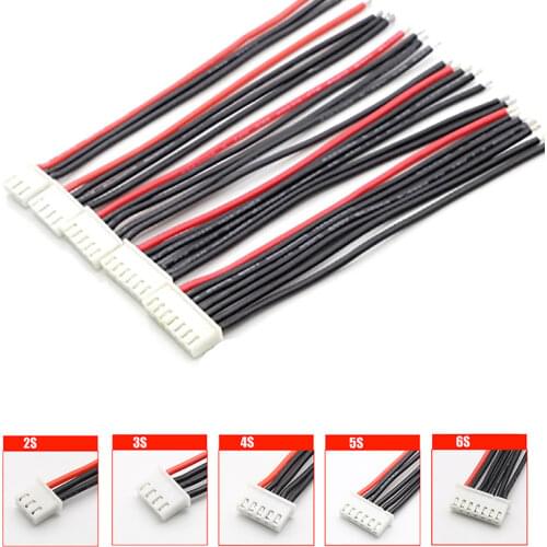 5cps/lot Goede Kwaliteit 2S 3S 4S 5S 6S Lipo Battery Balance Charger Plug Lijn/Draad/Connector 22AWG 100Mm JST-XH Balancer Kabel