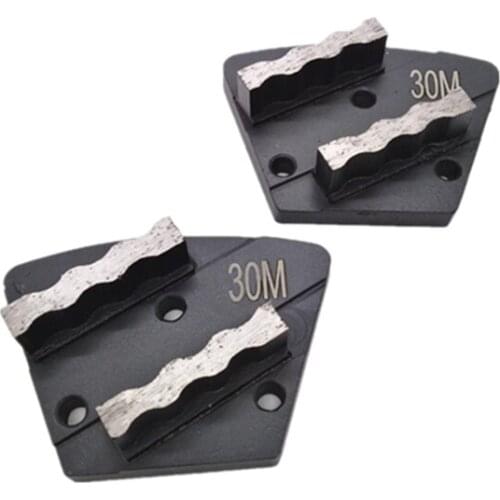 Diamond Tools New Design Wave Segments Diamond Grinding Block Trapezoid Concrete Grinding Pad For Rough Floor 9PCS Free Shipping