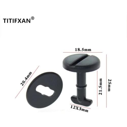 Car foot pad carpet rug fastener rivet for BMW E46 E31 E38 E34 E32 E39 318i 325i 525i 540i X3 X5 for Mini Coupe Cooper R50 R52