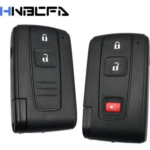 For Toyota Prius Corolla Verso 2004-2009 Smart Car Key Blade Remote Blank Key Cover Case Shell Fob 2/3 Buttons Uncut Toy43