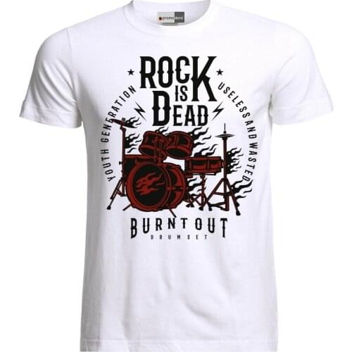 Rock is Dead Music Hard Rock T-Shirt- show original title