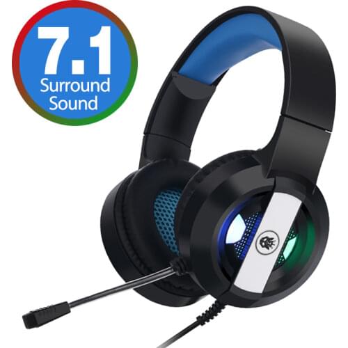 Cosbray 7.1 Gaming Headset, Head-mounted With Microphone Wired Headset RGB Lighting Game headset , For PS4, Xbox One, Computer