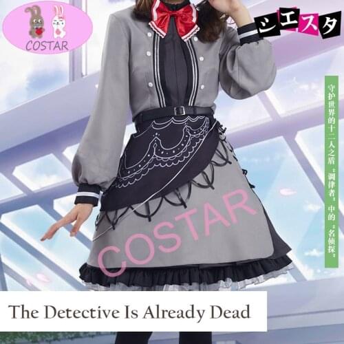 The Detective Is Already Dead Siesta Dress Uniform La Detective Esta Muerta Cosplay Costume Halloween Party Outfit For Women New