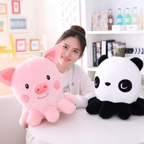 35cm Lovely Super Cute Stuffed Animal Soft Octopus Panda Piggy Plush Toy Birthday Christmas Gift Present Stuffed Toy For Kids