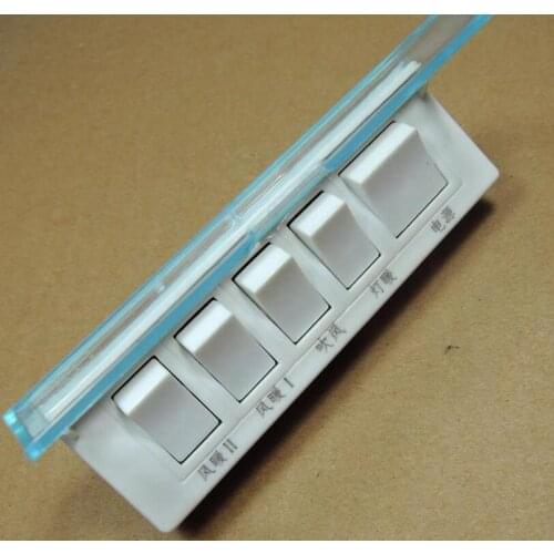 5 IN 1 multifunction bathroom switch with waterproof lid includes heating lighting power on/off