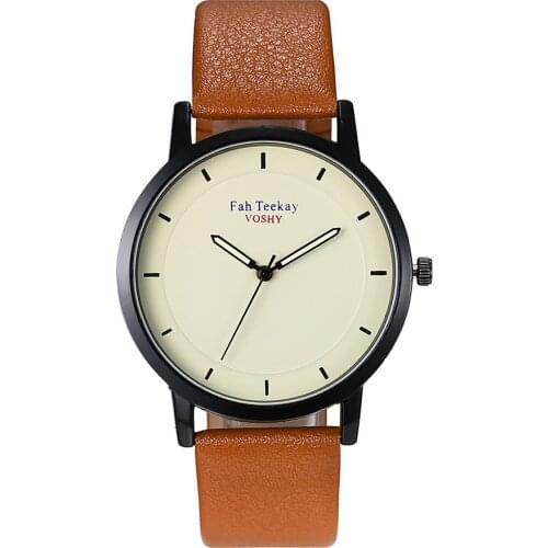 Reloj Hombre Men Quartz Watch Luxury Brand Business Leather Watches Men Casual Fashion Wrist Watches 2019 New erkek kol saati