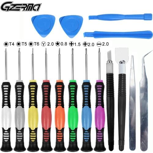 GZERMA 16Pcs Professional Precision Screwdriver Set Repair Tools Kit For iPad iPhone Samsung Computer Laptops Smartphones Repair