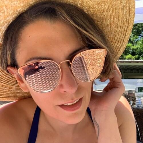 All My Love Cat Eye Sunglasses Women Quay Brand Designer Gradient Sun Glasses For Woman Fashion Pink Cateye Sunglasses Female