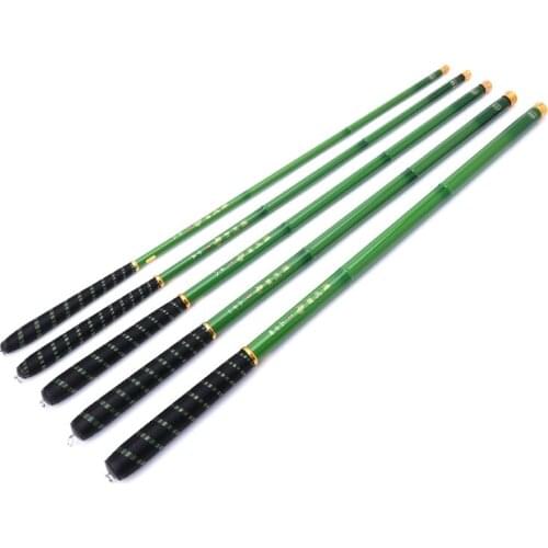 OOTDTY Fishing Rod 3.6-7.2m Pole High Carbon Fiber Ultra Light Telescopic Carp Current dropshipping
