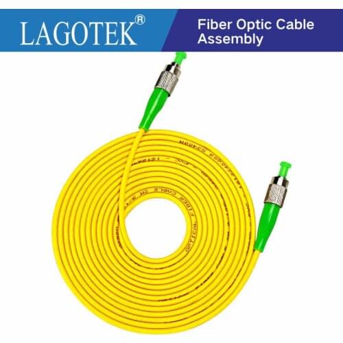 10PCS/bag FC APC-FC APC 3M Simplex mode fiber optic patch cord Cable 2.0mm or 3.0mm FTTH fiber optic jumper cable free shipping