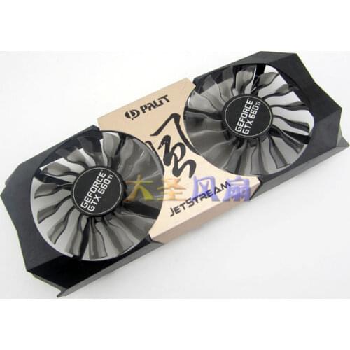 Original for PALIT JETSTREAM GEFORCE GTX660TI GTX670 Graphics card cooling fan PLA09215S12H DC12V 0.55A