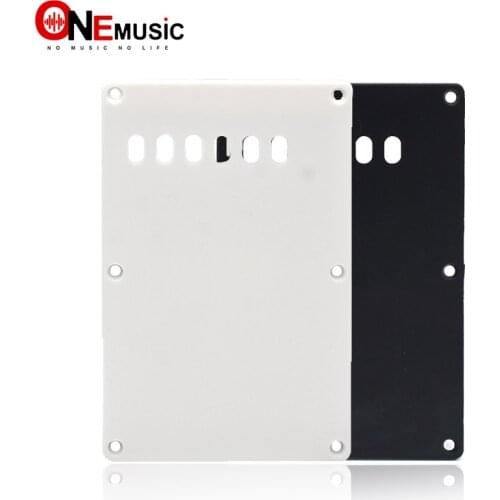 Plastic Guitar Pickguard Electric Guitar Backplate Cavity Cover for FD Guitar Black White