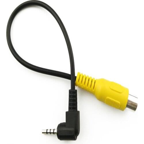Plug Lotus Head AV Adapter to 2.5mm Jack Connector For Portable GPS Backup Rear View Camera Video Input AV-IN Car Monitor DVR