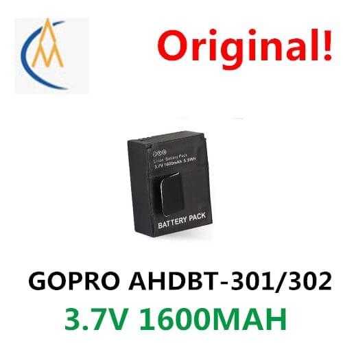 Applicable to GoPro hero Sports Camera Accessories ahdbt-301 / 302 GoPro 301 battery diving camera durability new date