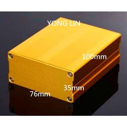 1pcs Junction box 76*35-100mm/Aluminum radiator/PCB aluminum box/power shell exclusively dedicated amplifier cooling shell