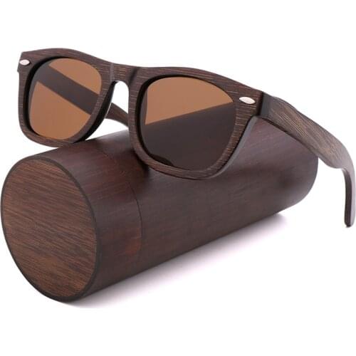 2020 Handmade Natural Wood Sunglasses Women Men Brand Design Vintage Fashion Glasses Polarized Lens Eyewear Dropshipping
