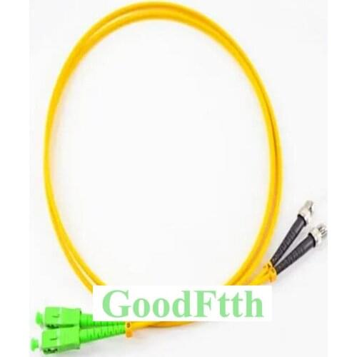 Fiber Optic Patch Cord Jumper ST-SC/APC SC/APC-ST/UPC SM Duplex GoodFtth 1-15m