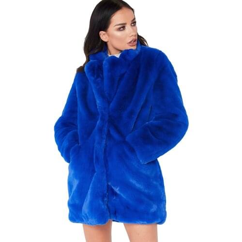 YAGENZ Black Fur Coats