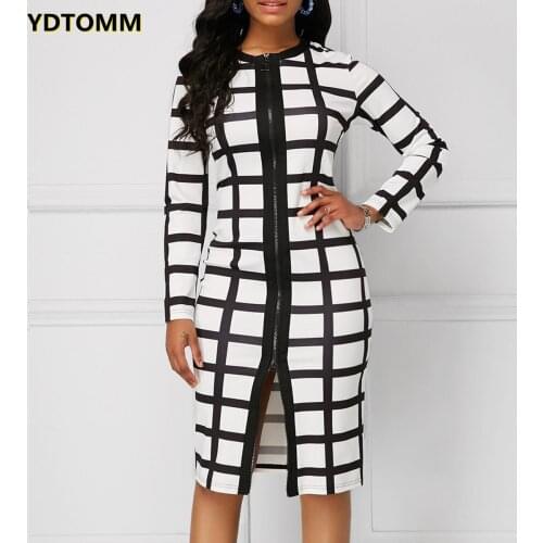 YDTOMM Fashionable Dresses In A Cage