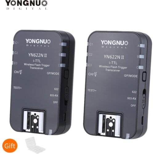 YONGNUO YN622N II 2.4G Wireless i-TTL Flash Trigger Receiver Transmitter Transceiver for Nikon D70 D80 D90 D200 D300 D600 Camera