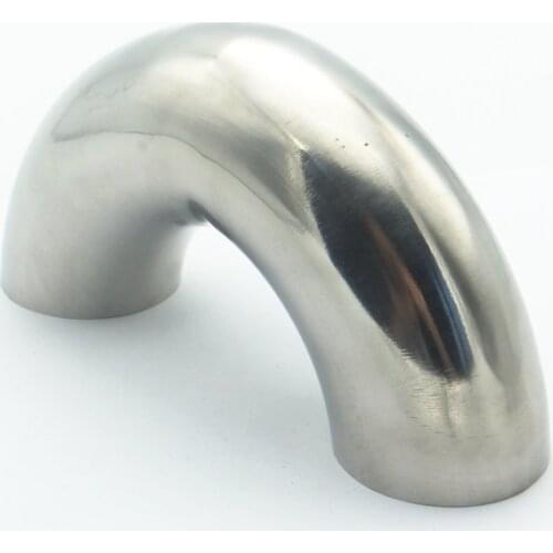 1" 25mm OD 304 Stainless Steel Sanitary Weld 180 Degree Elbow Pipe Fitting For Home Brew Homebrew Wine Beer Brewing