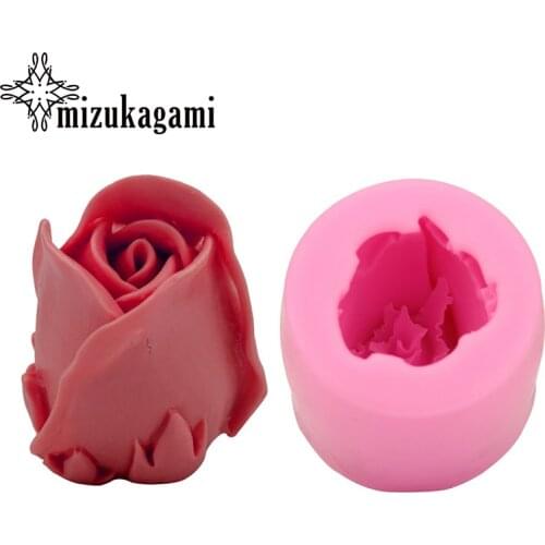 1pcs UV Resin Jewelry Liquid Silicone Mold 3D Rose Flowers Charms Mold For DIY Jewelry Decorate Making Mold