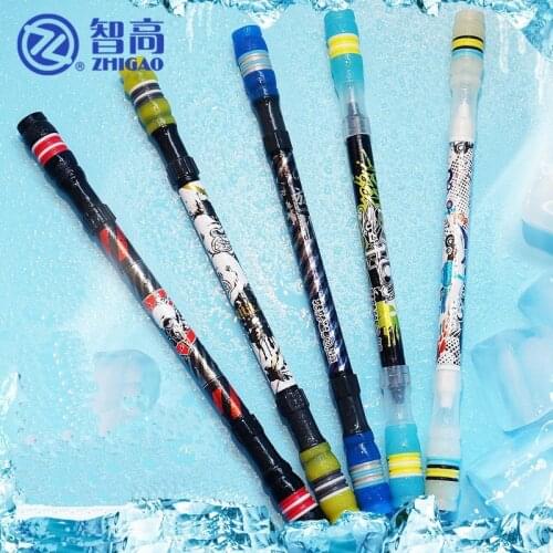 Zhigao V7-5028 Spinning Pen Contest Steel Beads Spinning Pen Can Write IQ Exercise Random Color 1 Piece